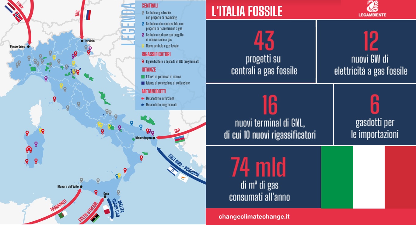 La Mappa Dellinsensata Corsa Dellitalia Verso Le Fonti Fossili