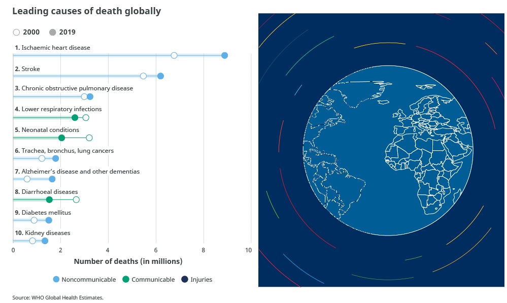 Le Malattie Non Trasmissibili Tra Le 7 Principali Cause Di Morte E ...
